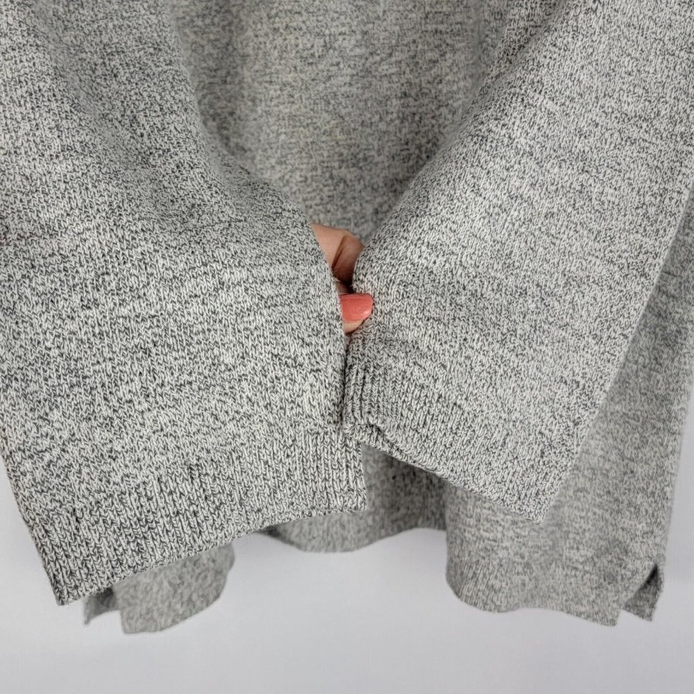 Talbots Womens Pullover Sweater Size XL Gray Cotton Blend Long Sleeve Crew Neck - Picture 4 of 10